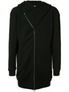 Private Stock Zipped Hooded Coat, Men's, Size: Large, Black, Cotton/tencel/polyimide