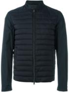 Herno Band Collar Padded Jacket, Men's, Size: 52, Black, Polyurethane/polyamide