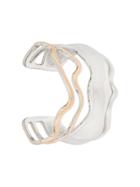 Eshvi Lava Cuff Bracelet - Metallic