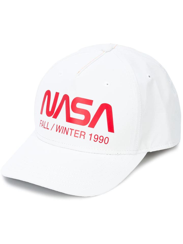 Heron Preston Nasa Baseball Cap - White