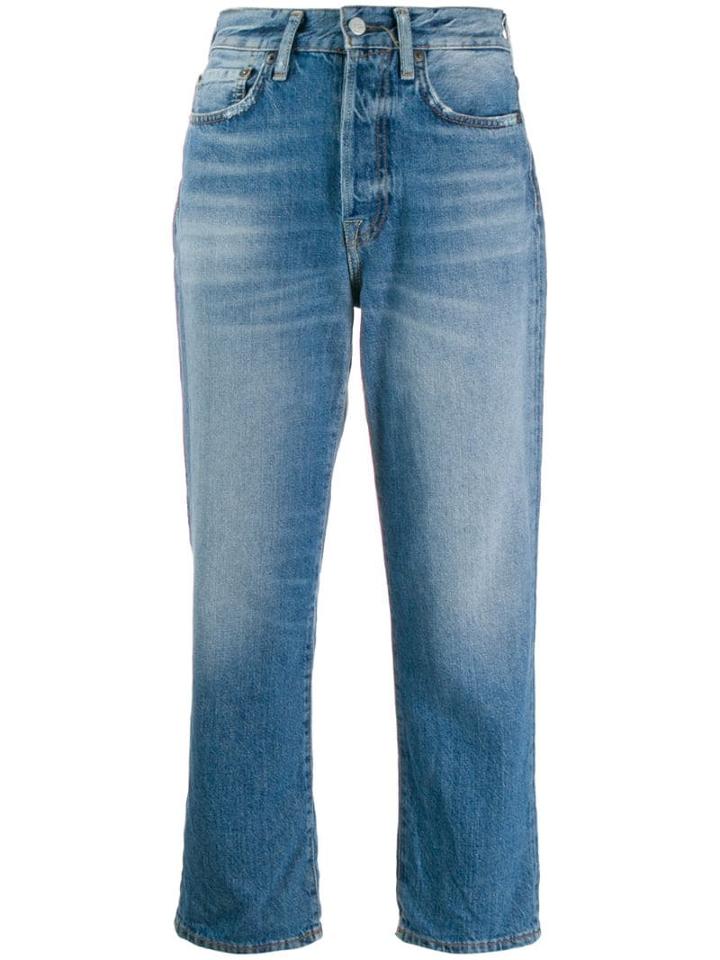 Acne Studios Cropped Jeans - Blue