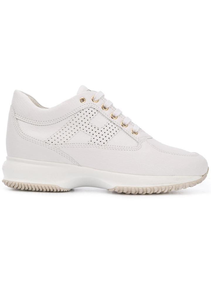Hogan Low-top Logo Sneakers - White