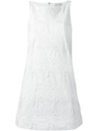 Moncler Broderie Anglaise Dress - White