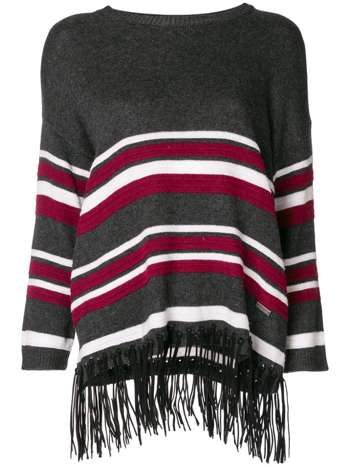 Jovonna Ankara Jumper - Grey