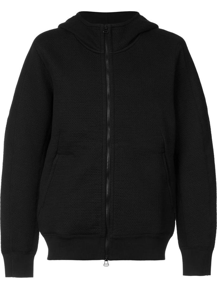 Wings+horns Zipped Hoodie, Men's, Size: Small, Black, Cotton/polyester