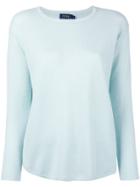 Polo Ralph Lauren Cashmere Curved Hem Jumper - Green