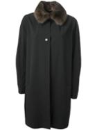 Liska Sable Collar Overcoat