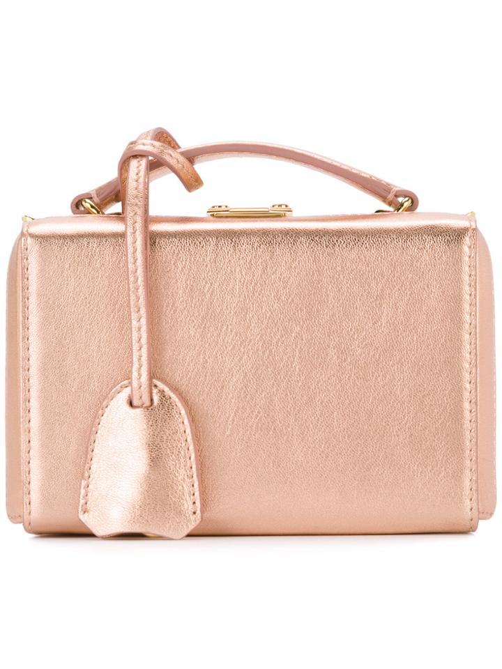 Mark Cross Grace Mini Box Bag - Pink & Purple