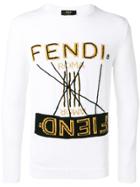 Fendi 'fendi Field' Sweater - White