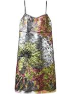 Rochas Lace Overlay Shift Dress - Multicolour
