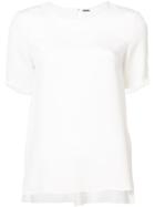 Adam Lippes Pleated-back T-shirt - White