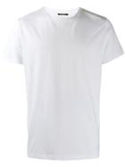 Balmain Logo Embossed T-shirt - White