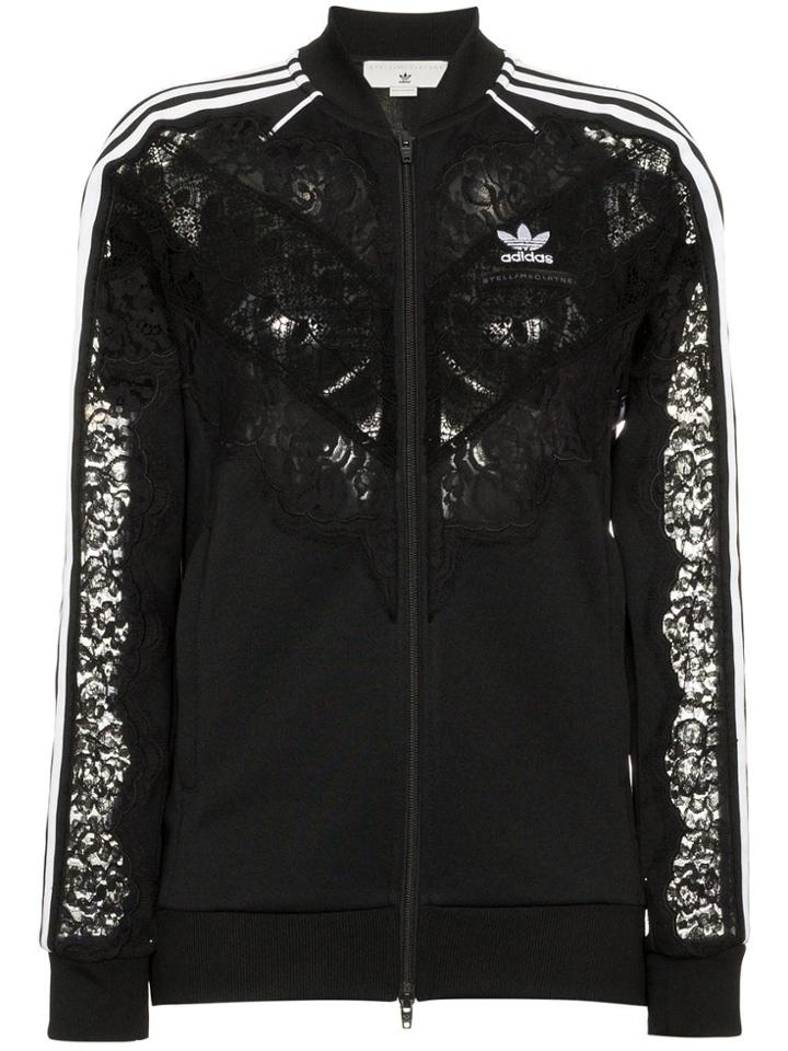 Stella Mccartney Stella Top Addidas Zip Up Lace - Black