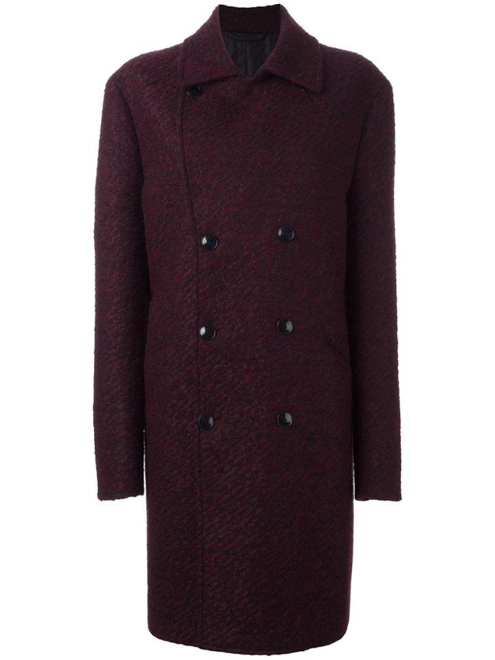 Etro Single Breasted Coat - Red