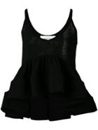 Marques'almeida Ruffle Tank Top - Black