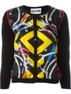 Moschino Tool Print Cardigan