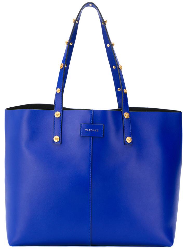 Versace Tribute Tote Bag - Blue