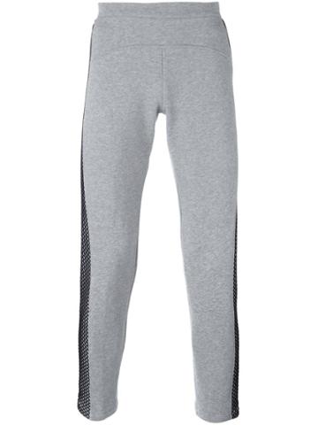 Antpitagora Fish Net Panel Trousers, Men's, Size: Small, Grey, Cotton
