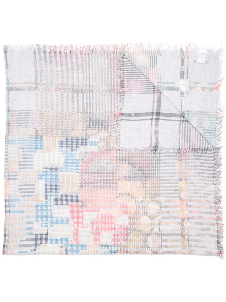 Faliero Sarti Striped Scarf, Women's, Modal/polyester
