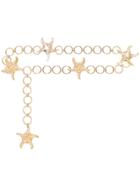 Rixo Tanya Starfish-embellished Chain Belt - Gold