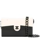 Chanel Vintage Chain Shoulder Bag - White