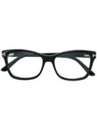 Tom Ford Eyewear Squared Frame Glasses - Black