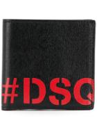 Dsquared2 Hashtag Logo Wallet - Black