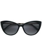 Versace Eyewear Medusina Cat Eye Sunglasses - Black