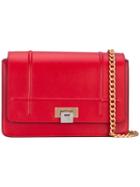 Visone - Lizzy Medium Shoulder Bag - Women - Leather/metal - One Size, Red, Leather/metal