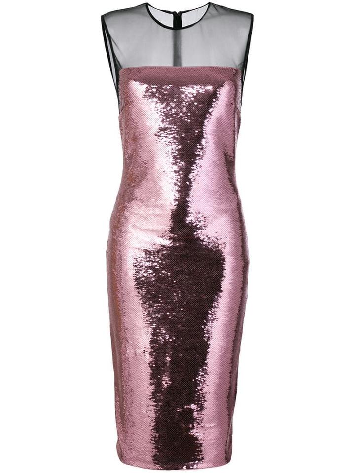 Tom Ford Sequin Midi Dress - Pink