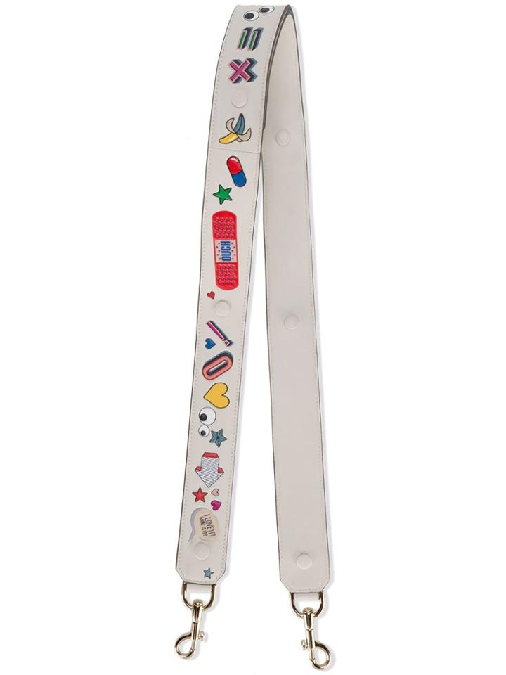 Anya Hindmarch All Over Stickers Bag Strap - Neutrals