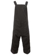 Christopher Nemeth Cropped Overalls, Men's, Size: Large, Black, Cupro/wool