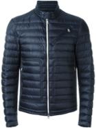 Moncler Padded Jacket, Men's, Size: 2, Blue, Polyamide/feather Down