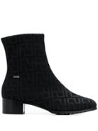 Hogl Dryflex Logo Print Boots - Black