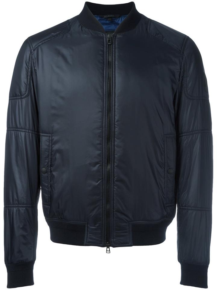 Belstaff Stonefield Blouson Jacket, Men's, Size: 50, Blue, Polyamide/polyester