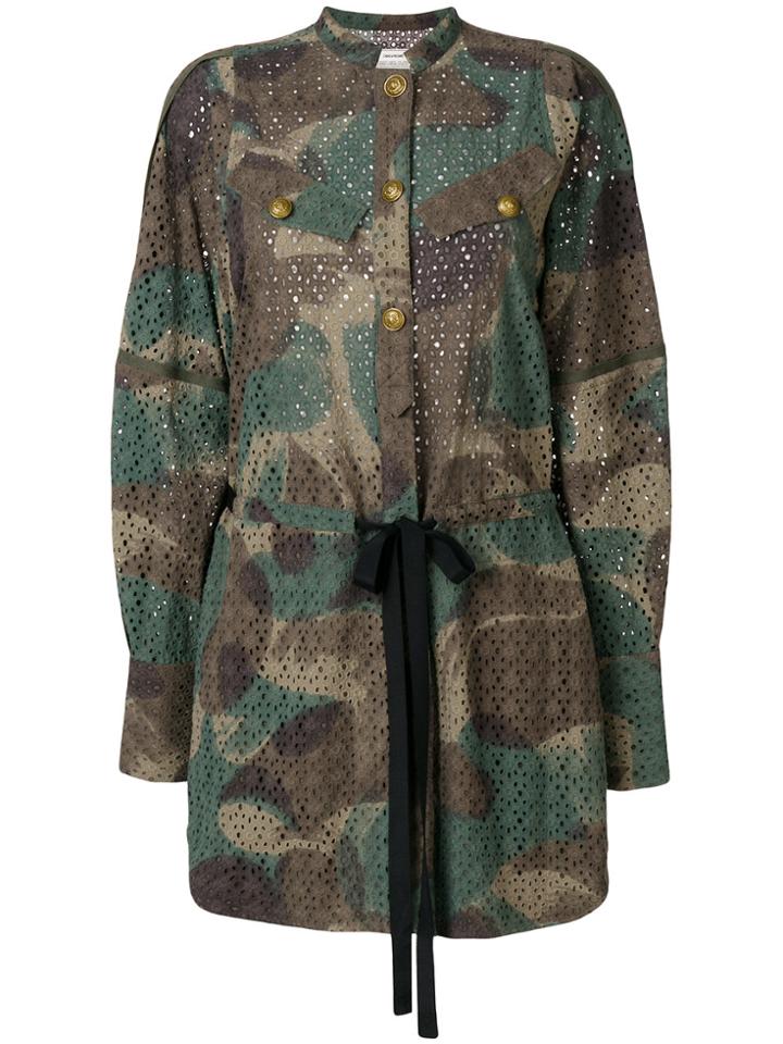 Zadig & Voltaire Rafal Camouflage Dress - Green