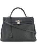 Hermès Pre-owned Kelly Retourne 35 Bag - Black
