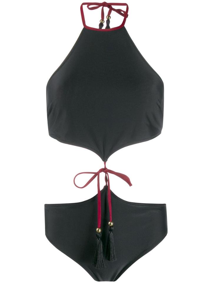 Yes Master Reversible Cut-out Swimsuit - Black
