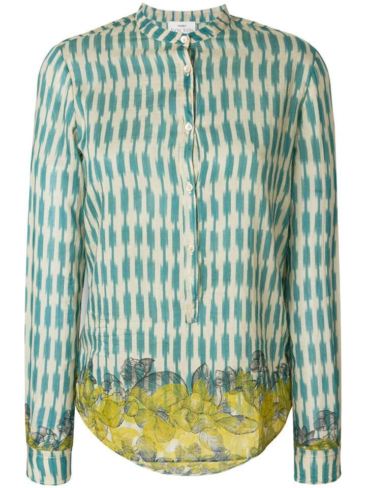 Forte Forte Embroidered Fitted Shirt - Blue