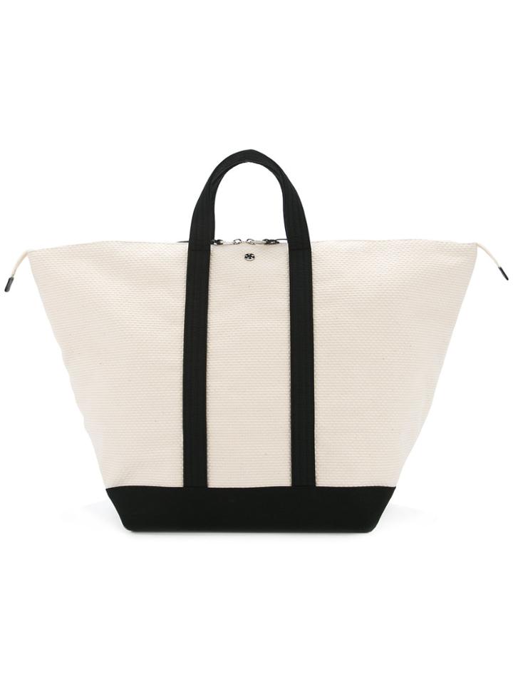 Cabas Large Bowler Bag - White