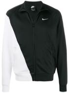 Nike Asymmetric Colour-block Jacket - Black