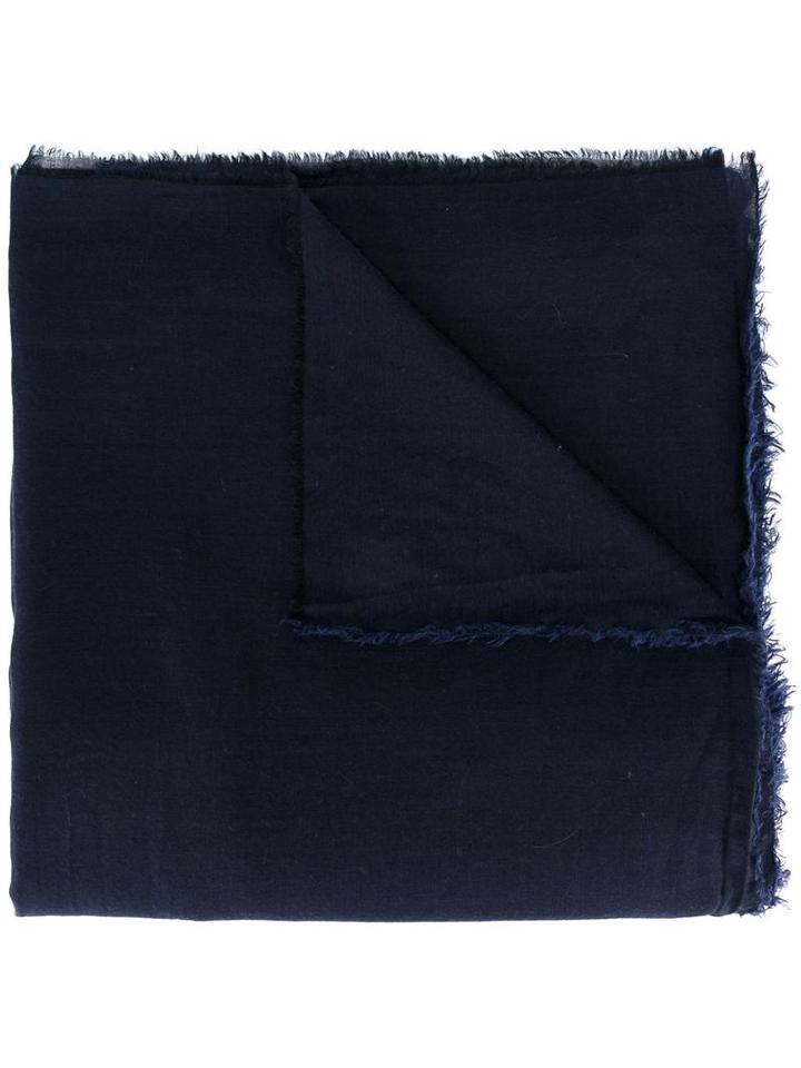 Faliero Sarti 'sheila' Scarf, Women's, Blue, Virgin Wool/silk
