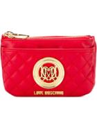Love Moschino Quilted Zip Up Purse