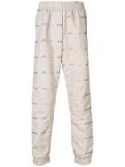 A-cold-wall* Logo Trousers - Neutrals