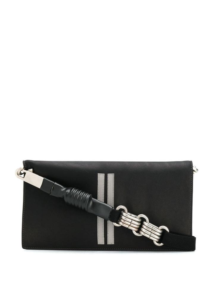 Rick Owens Logo Clutch - Black