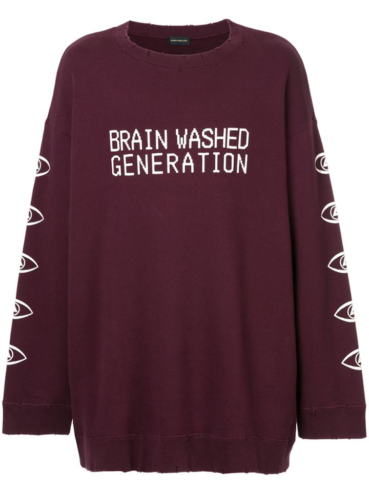 Undercover Brainwashed Generation Sweatshirt - Red
