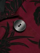 Prada Pre-owned Floral Print Jacket - Red