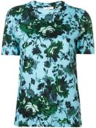 Erdem Floral Print T-shirt - Blue