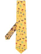 Etro Digital Print Tie - Yellow