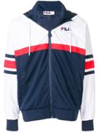 Fila Colour-block Hooded Sweatshirt - Blue